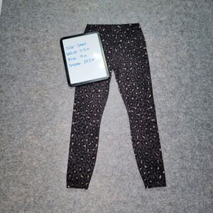 Varley Leggings Small Leopard Print High Rise‎ Athleisure Activewear Pants